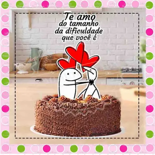 Topo de Bolo Flork
