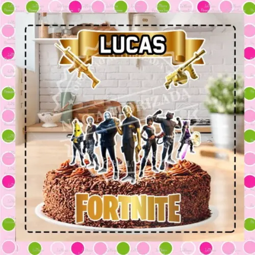Topo de Bolo Fortnite