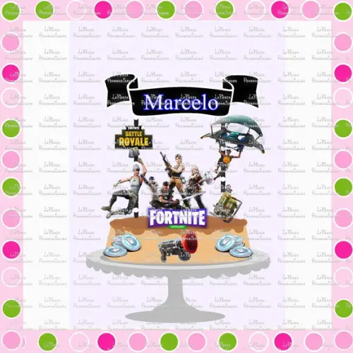 Topo de Bolo Fortnite