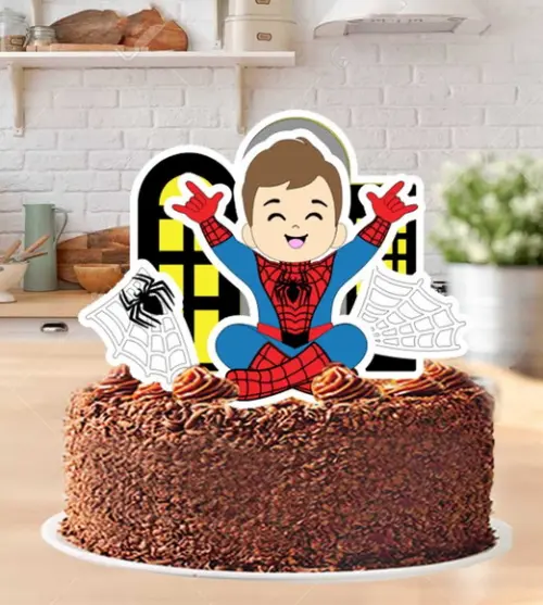 Topo de Bolo Homem Aranha
