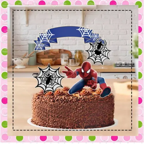 Topo de Bolo Homem Aranha