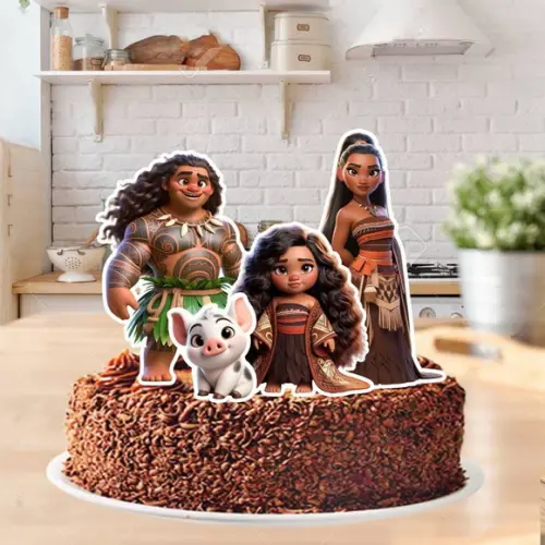 Topo de Bolo Moana