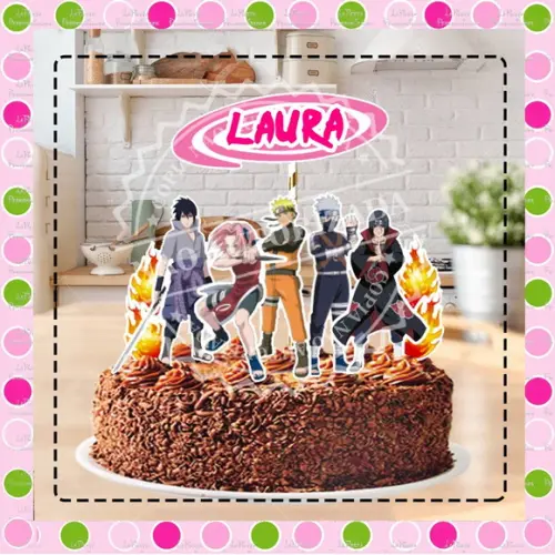 Topo de Bolo Naruto