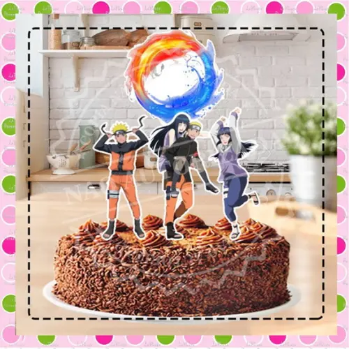 Topo de Bolo Naruto e Hinata