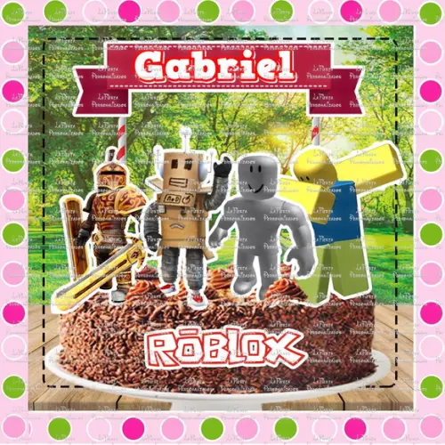 Topo de Bolo Roblox