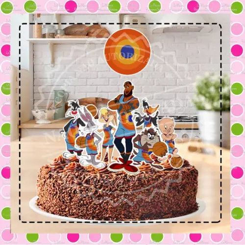 Topo de Bolo Space Jam