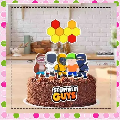Topo de Bolo Stumble Guys