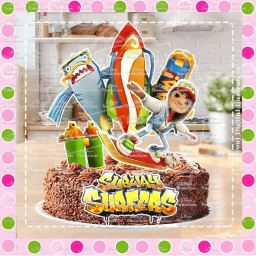 Topo de Bolo Subway Surfers