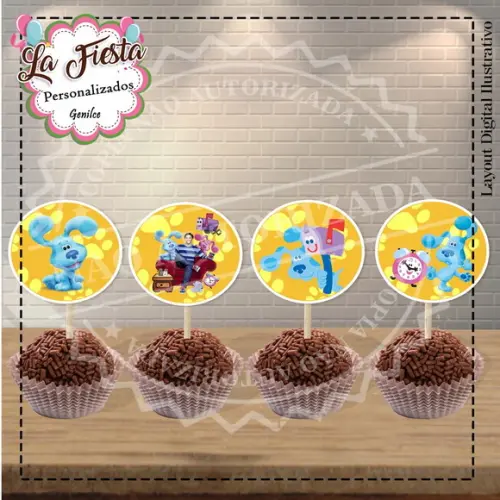 Toppers Para Docinho As Pistas De Blue