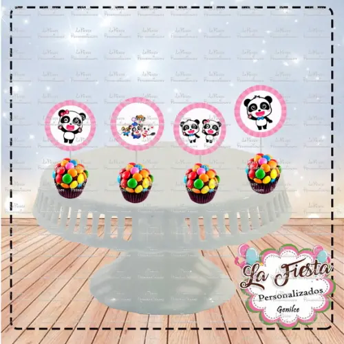 Toppers para docinho Baby Bus