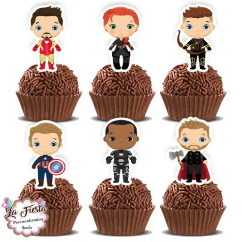 Toppers para Docinho Avengers Vingadores