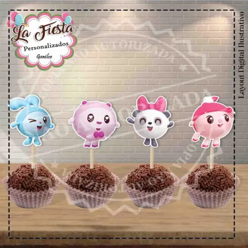 Toppers para Docinho Baby Riki