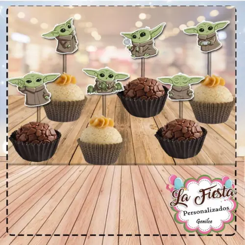 Toppers para Docinho Baby Yoda