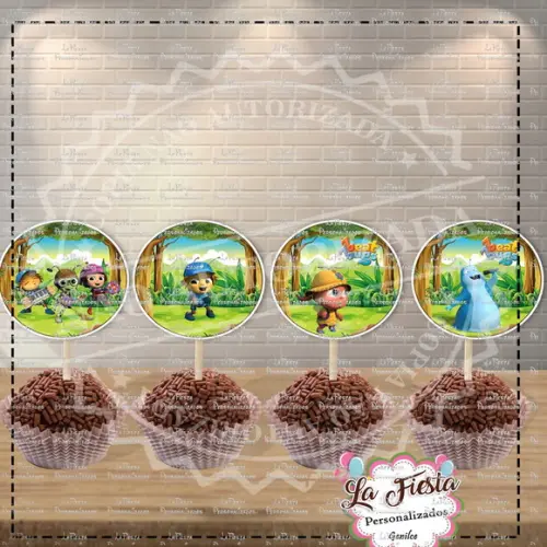 Toppers para docinho Beat Bugs