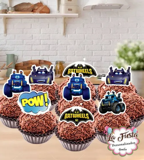 Toppers para Docinho Batwheels