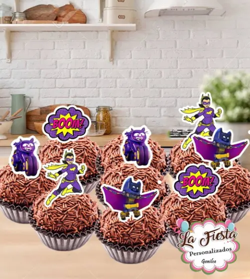 Toppers para Docinho Batwheels