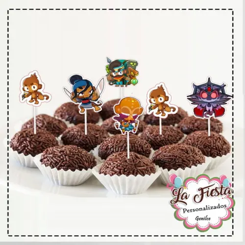 Toppers para Docinho Bloons Td 6