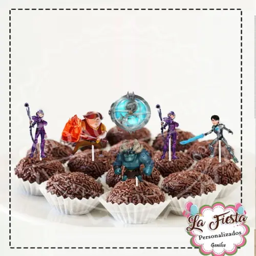 Toppers para docinho Caçador de Trolls