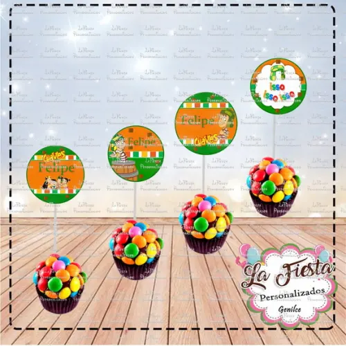 Toppers para docinho Chaves
