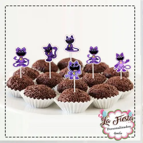 Toppers para Docinho Catnap Poppy Playtime