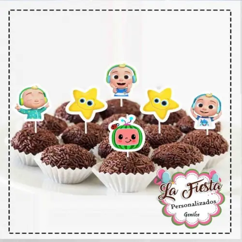 Toppers para Docinho Cocomelon