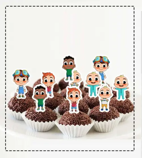 Toppers para Docinho Cocomelon