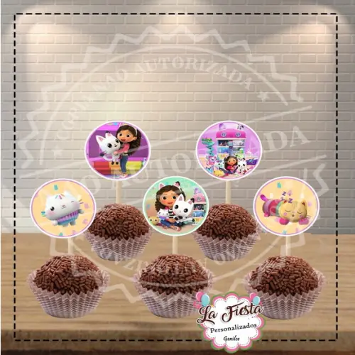 Toppers para docinho Gabby's Dollhouse