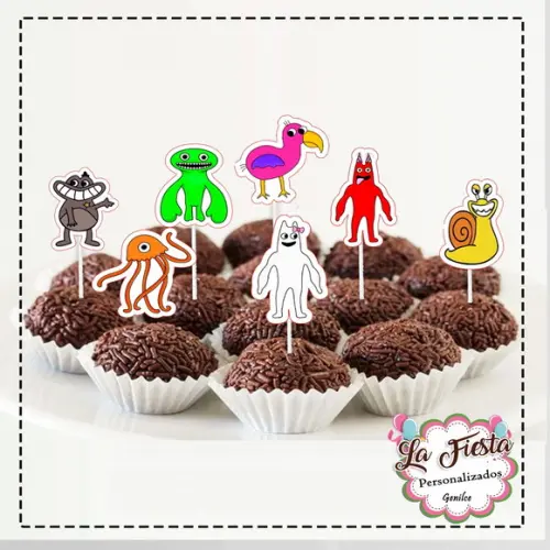 Toppers para Docinho Garten Of Banban