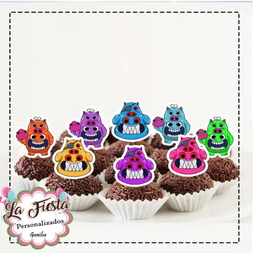 Toppers para Docinho Garten Of Banban