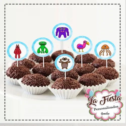 Toppers para Docinho Garten Of Banban