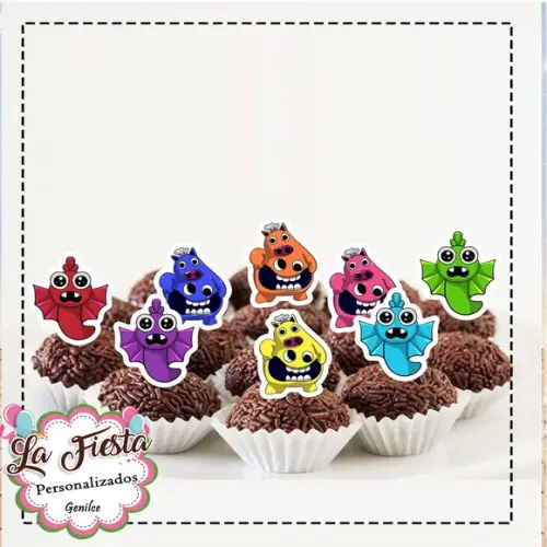 Toppers para Docinho Garten Of Banban