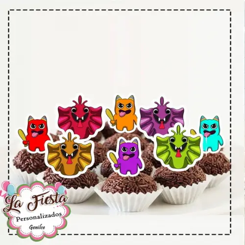 Toppers para Docinho Garten Of Banban