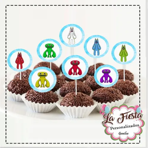 Toppers para Docinho Garten Of Banban