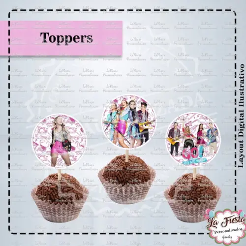 Toppers para Docinho Go! Viva a sua Maneira