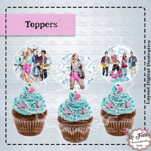 Toppers para Docinho Go! Viva a sua Maneira