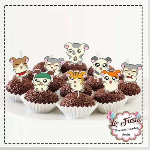 Toppers para Docinho Hamtaro