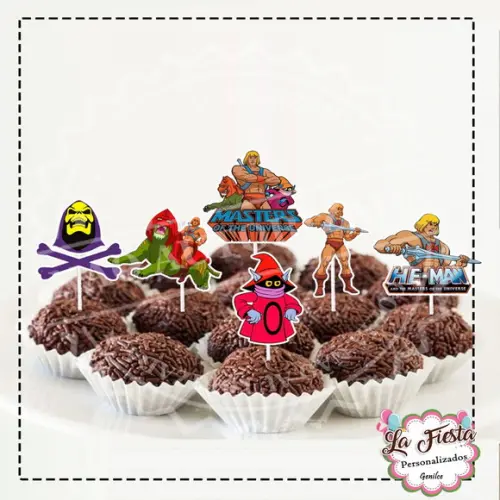 Toppers para docinho He-Man