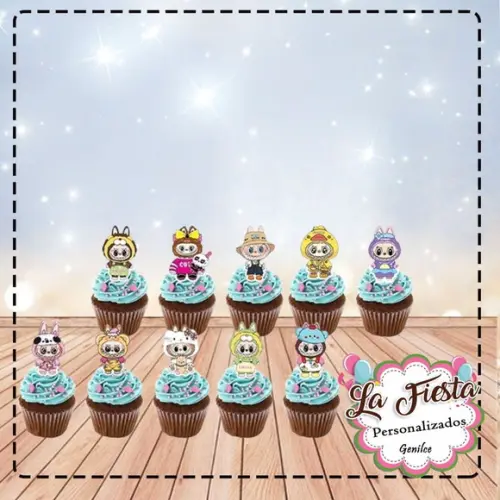 Toppers para Docinho Labubu