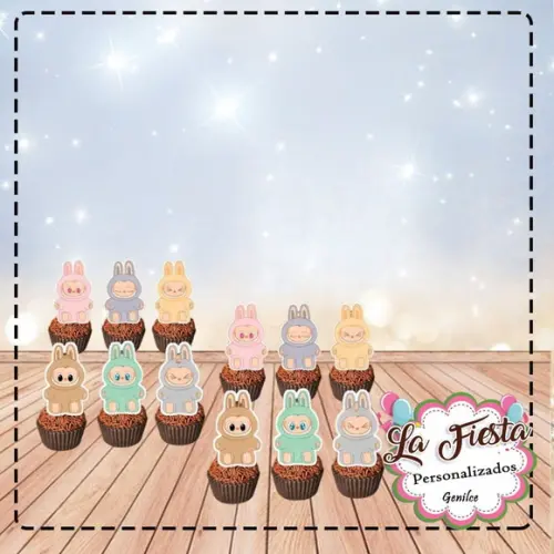 Toppers para Docinho Labubu