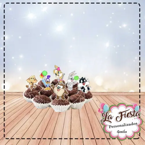 Toppers para Docinho Looney Tunes