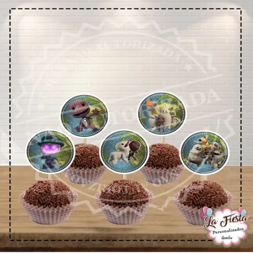 Toppers para Docinho Little Big Planet