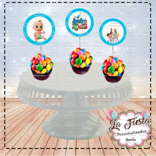 Toppers para docinho LooLoo Kids