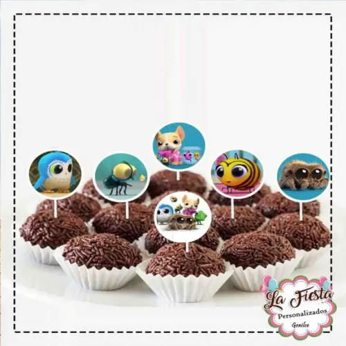 Toppers para Docinho Lucas a Aranha Spider