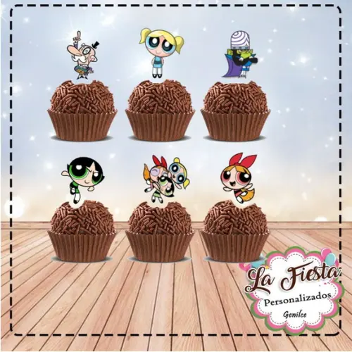 Toppers para Docinho Meninas Super Poderosas