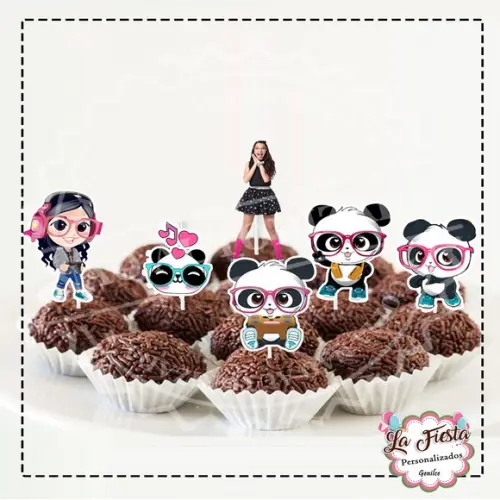 Toppers para docinho Luluca
