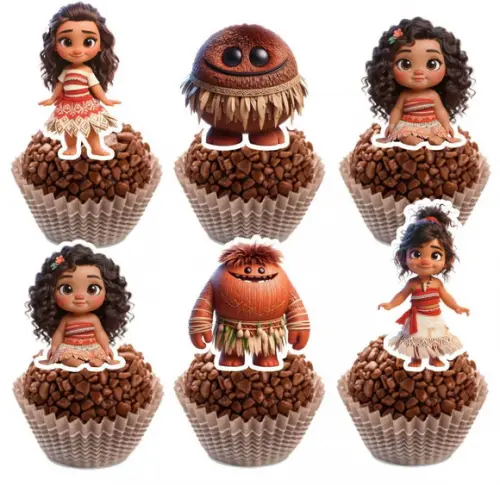 Toppers para Docinho Moana