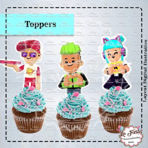 Toppers para docinho PKXD