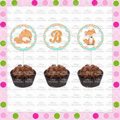 Toppers para Docinho Raposa
