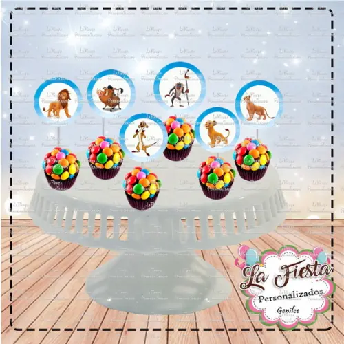 Toppers para docinho Rei Leão