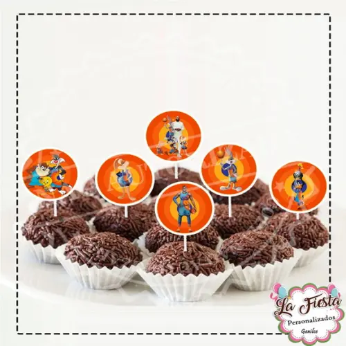 Toppers para docinho Space Jam
